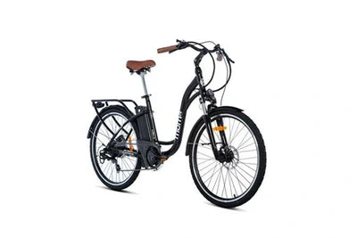 Vélo Electrique Moma Bikes Moma Bikes Vélo Electrique Vae De Ville, Ebike-26.2, Aluminium, Shimano 7v, Freins A Disque Hydraulique Bat. Ion Lithium 36v 16ah