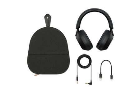 Casque Audio Sony Wh1000xm5 Noir Bluetooth Avec Réduction De Bruit