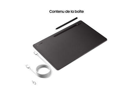 Tablette Tactile Samsung Galaxy Tab S8+ Wifi 128go Anthracite S Pen Inclus